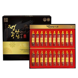 高麗人蔘 天種山蔘培養根 紅蔘 20入, 1套, 單品, 20ml