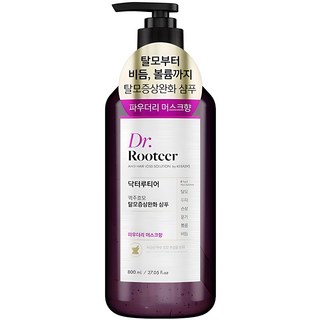 KERASYS Dr.Rooteer啤酒酵母強健髮根洗髮精 麝香粉香, 800ml, 1瓶