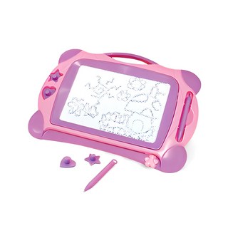 磁性智能塗鴉板學習玩具, 1個, 粉紅色