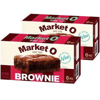 Market O 巧克力布朗尼蛋糕, 20g, 12包