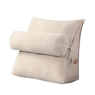 三角形靠背靠墊, 奶油