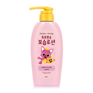 베비언스 핑크퐁 촉촉뽀송 보습로션 스윗피치향, 380ml, 1개