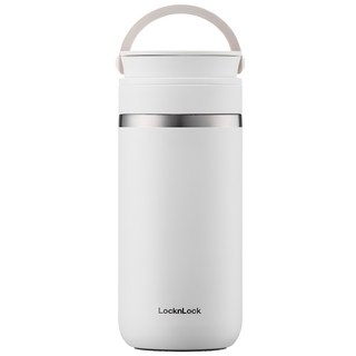 LocknLock 樂扣樂扣 Metro系列兩用手提保溫瓶, Concrete White, 355ml, 1個