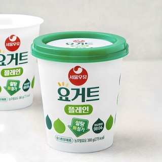 서울우유 요거트 플레인, 380g, 1개입, 1개