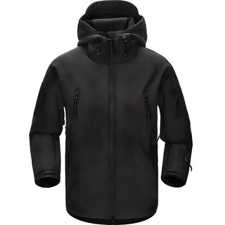 ASHWOLF 男款素色刷毛連帽外套