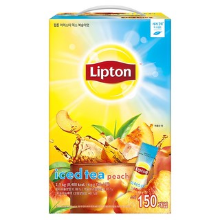Lipton 立頓 水蜜桃冰茶隨身包, 14g, 150條, 1盒