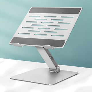 홈플래닛 메탈 쿨링홀 노트북 거치대 실버