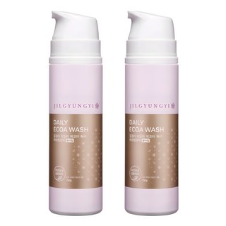 JilGyungYi 質更益 Gold植物萃取私密清潔泡沫, 150g, 2瓶