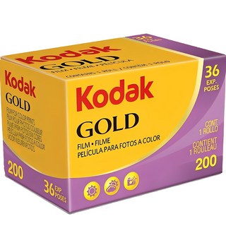 KODAK 柯達 GOLD 200金膠卷 彩色 135負片, 1盒, Gold 200