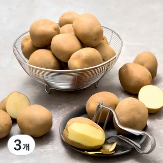 국내산 햇 감자, 1kg, 3개
