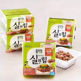 풀무원 국내산 콩 생나또, 49.5g, 8개입, 1개