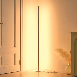 comet 一字型氛圍感LED落地燈, 白色