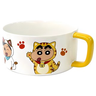 유유 짱구는 못말려 세라믹 면기, 냥냥, 1개