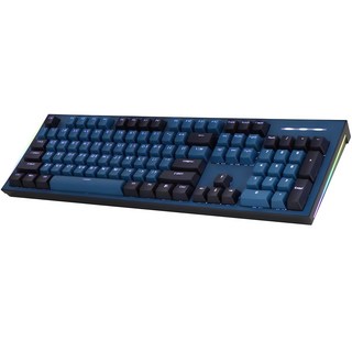 COX CK01 可換軸 側邊RGB 電競 機械式 有線 標準型 鍵盤, 海軍藍, CK01NV(紅軸), 紅軸