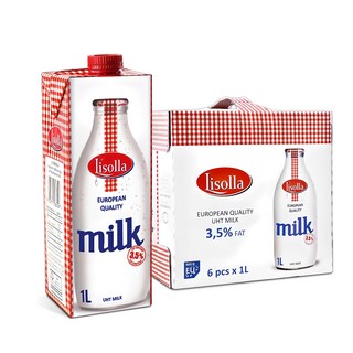 MLEKOVITA Lisolla保久乳, 1L, 6瓶