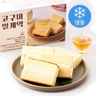 떡편 고구마 쌀케익 (냉동), 35g, 9개입, 1개