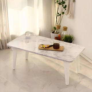 Tree farm 韓國製造 LPM 6段高度調節折疊桌 750, 比安科大理石