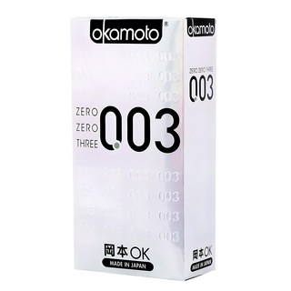 오카모토 003 플래티넘 슬림형 콘돔, 10개입, 1개