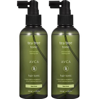 AVCA 頭皮護理強健髮根茶樹護髮液, 200ml, 2瓶