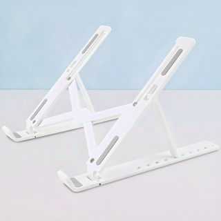 MOIT 超輕量強化ABS折疊式筆記型電腦支架 特大號, 白色