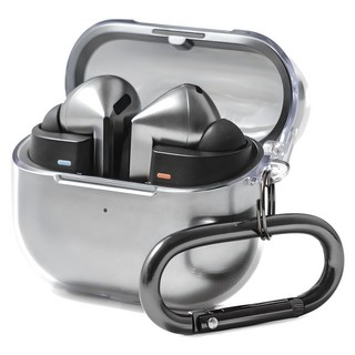 누아트 변색없이 투명한 갤럭시 일체형 하드 케이스, 버즈3/버즈3프로/버즈3FE, 투명, 1개