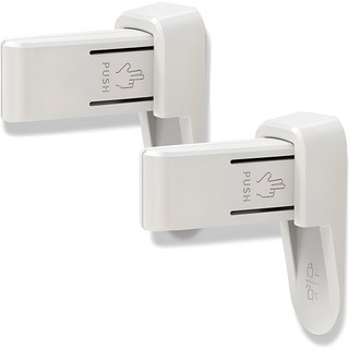 WONDER PAPA 高級門把安全鎖, 白色, 2個