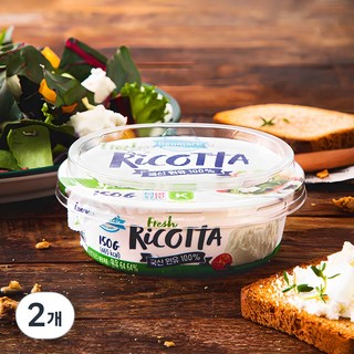 덴마크 동원 리코타 치즈, 150g, 1개입, 2개