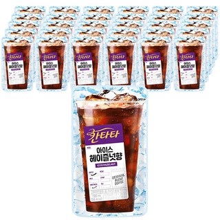 칸타타 아이스 헤이즐넛향 파우치 커피, 190ml, 50개