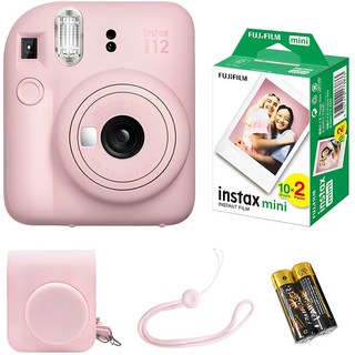 FUJIFILM 富士 instax mini 12 櫻花粉 拍立得相機 套裝組合 mini 12, 1套