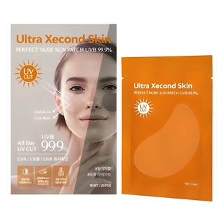 透明防曬貼片 20片入, 1盒