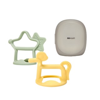 모윰 손목 치발기 기프트팩 세트, 손목치발기 + 전용케이스, 포니 옐로우 + 별 세이지, 1세트