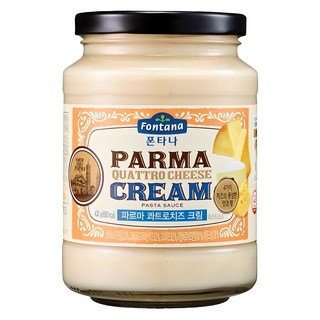 Fontana 帕爾馬4種起司奶油義大利麵醬, 430g, 1罐