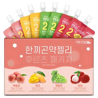 Better Health 一餐份量蒟蒻果凍 4種口味組 28入, 1套, 4.2kg