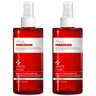 폴메디슨 시그니처 바디미스트 화이트머스크향, 211ml, 2개