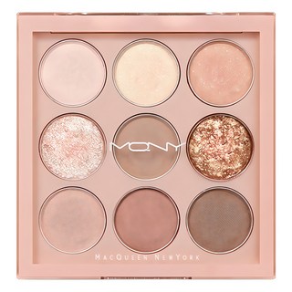 McQueen New York 1001 Tone On Tone Shadow Palette PRO9, Nude Mood, 1個