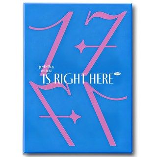 SEVENTEEN BEST ALBUM 17 IS RIGHT HERE DEAR Ver + 精裝活頁夾 隨機出貨 + 小冊子組 隨機出貨 + 歌詞紙 + 小卡 4張 隨機出貨 + 外盒組, 2cd