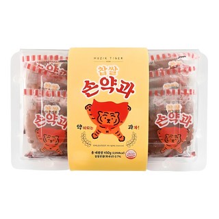 MUZIK TIGER 無業老虎 糯米手掌藥菓, 9個, 50g