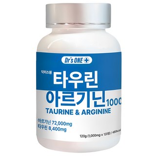 Doctor's One 牛磺酸精胺酸 1000 120g, 120顆, 1個