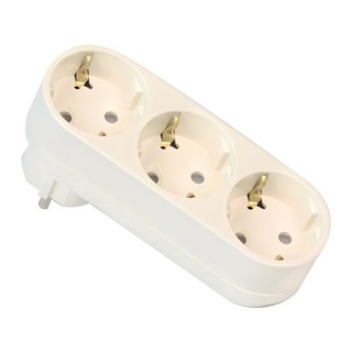 써보니 I자형 멀티탭 3구, 혼합색상, 1개