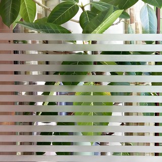 HYUNDAE Sheet 無膠玻璃窗貼, 粗條紋(HSW-32106)