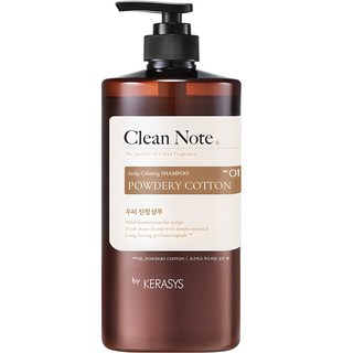 KERASYS 可瑞絲 Clean Note Powedery Cortton洗髮精, 1組, 1L