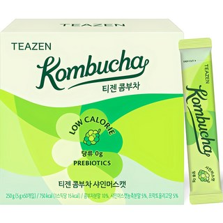 TEAZEN 康普茶 麝香葡萄口味, 1個, 5g, 50入