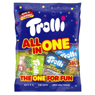 Trolli All In One綜合口味軟糖, 1袋, 240g