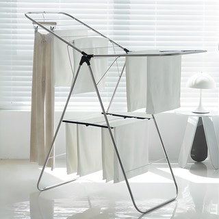 Heunghwa Shinbaram 可折疊穩固曬衣架, 黑色