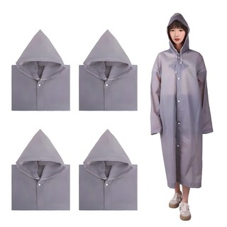 BASE ALPHA ESSENTIALS EVA連帽雨衣 4入