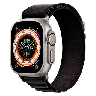 iamdue Apple Watch 相容高山錶環錶帶, 黑色