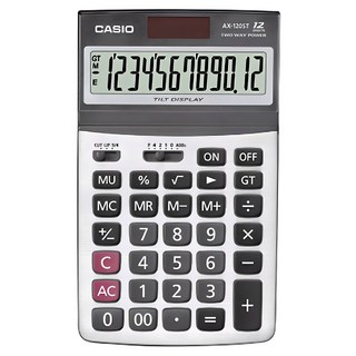 卡西歐 CASIO 12位數計算機 AX-120ST, 混色