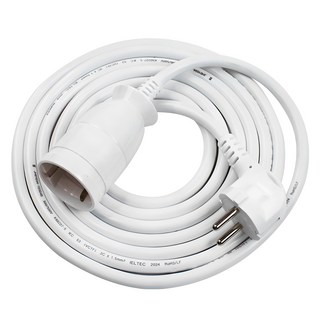 One Stop 高容量1孔電源多孔插座 16A, 3m, 白色, 1個