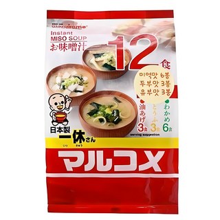 마루코메 잇큐상 즉석미소 12식, 216g, 1개