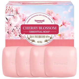 탐사 비누 체리블라썸 향, 90g, 4개
